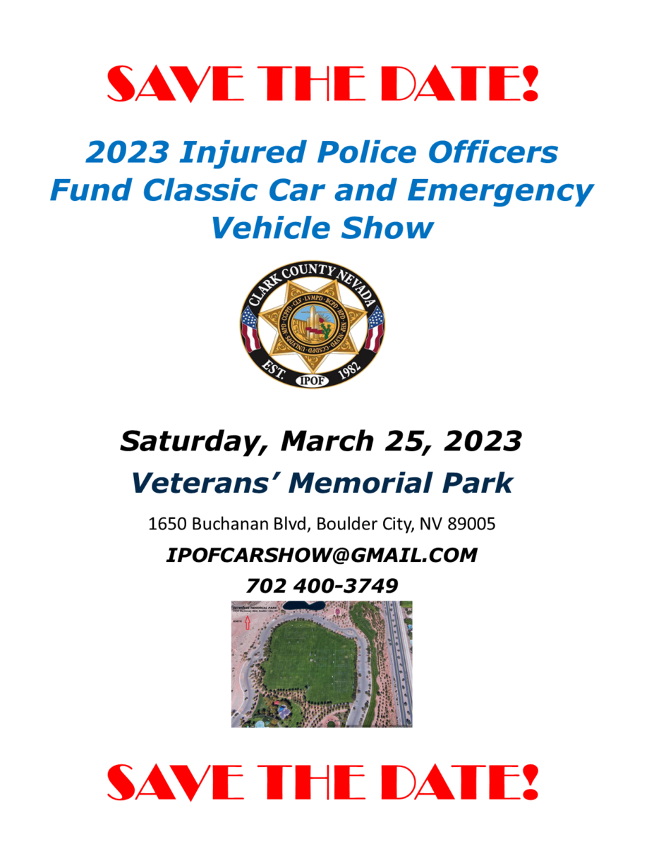 Save the Date 2023 IPOF Classic Car and Emergency Vehicle Show
